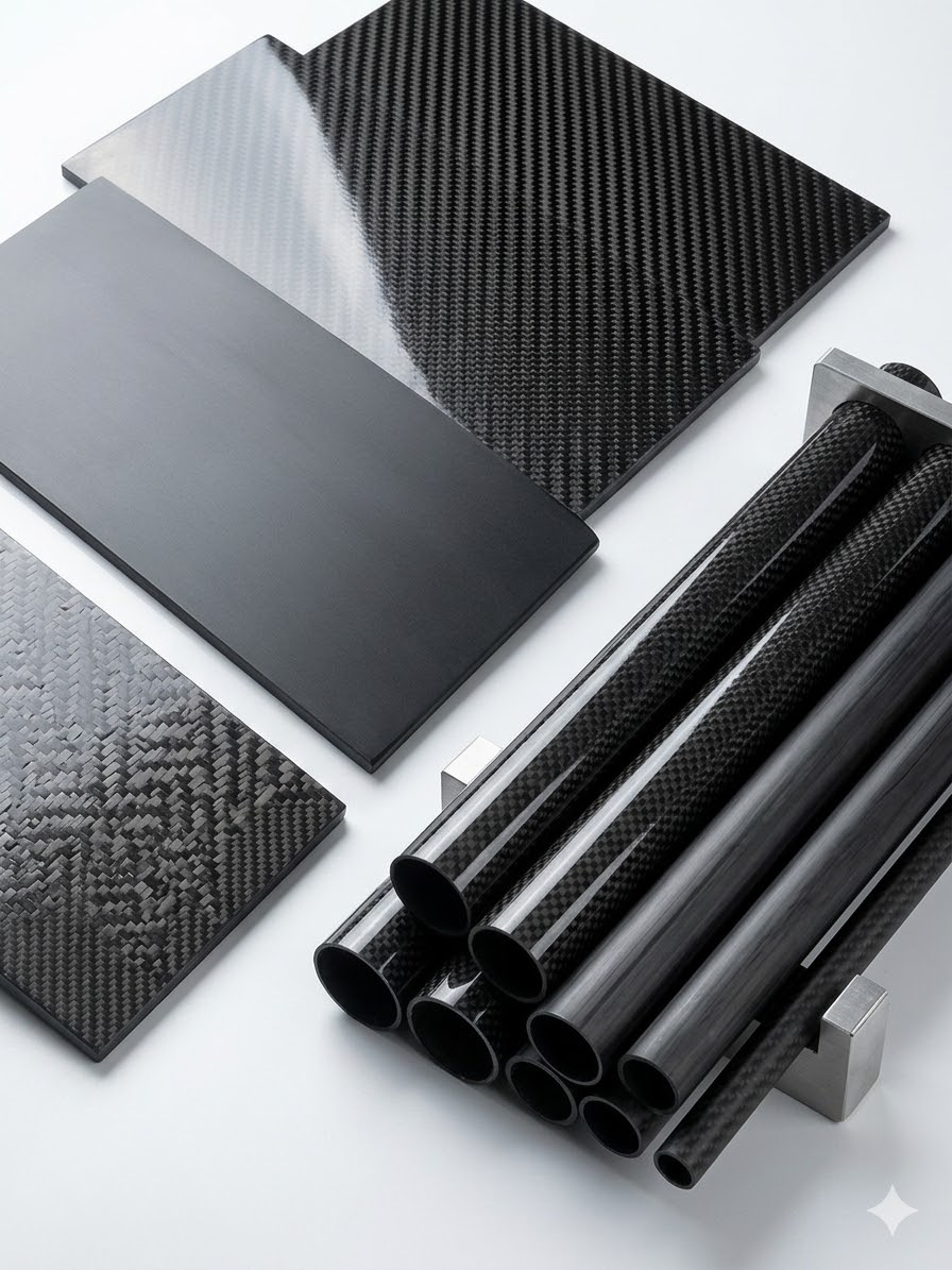 The Engineered Carbon Fiber Tubes and Hybrid Composites